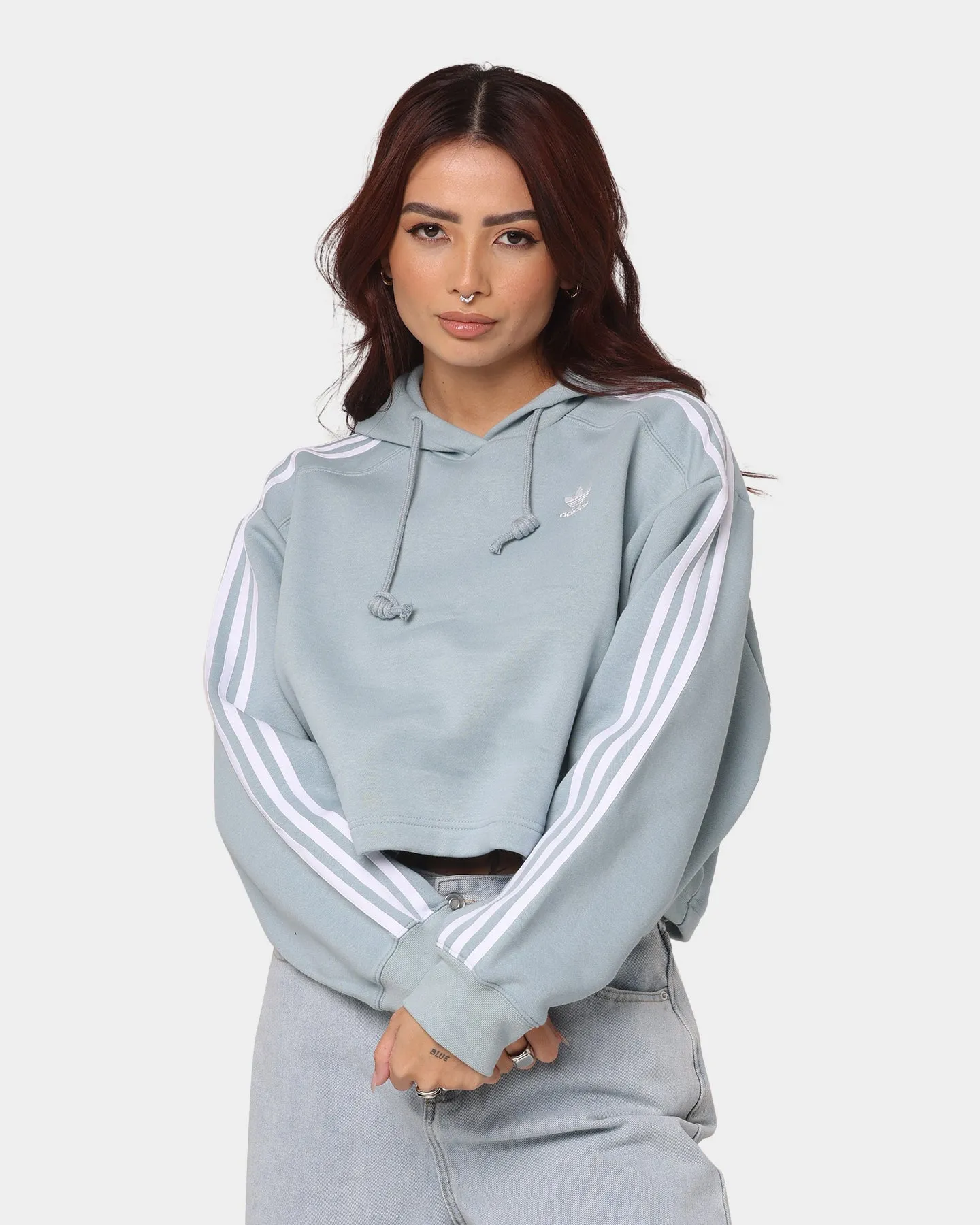 Adidas Women's Short Hoodie Magic Grey