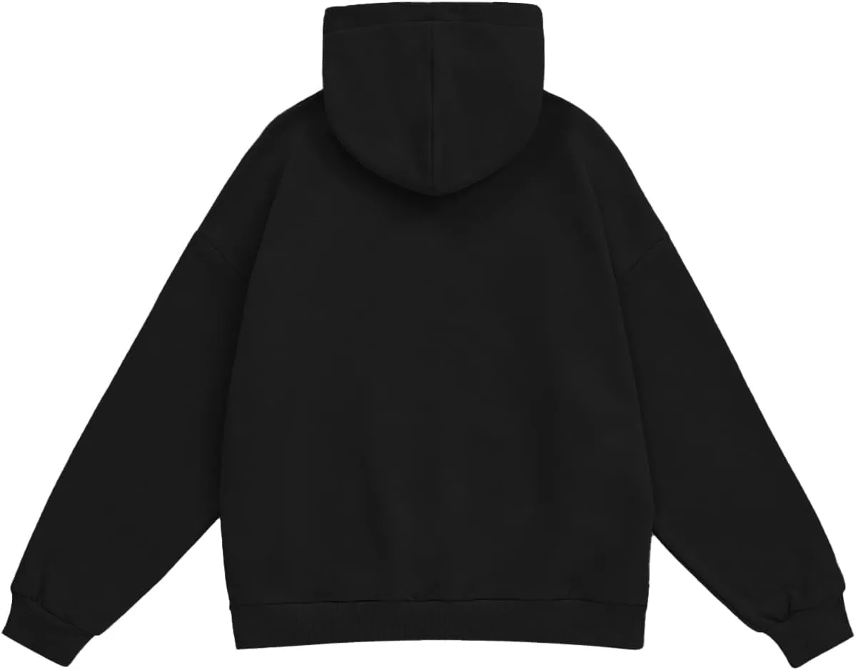 Aelfric Eden Hoodies for Women Oversized Letter Graphic Hoodie Sweatshirts Unisex Y2K Streetwear Fall Long Sleeve Pullover
