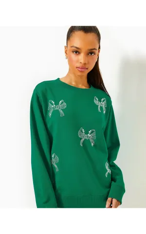 Ballad Cotton Sweatshirt Fiddle Leaf Green