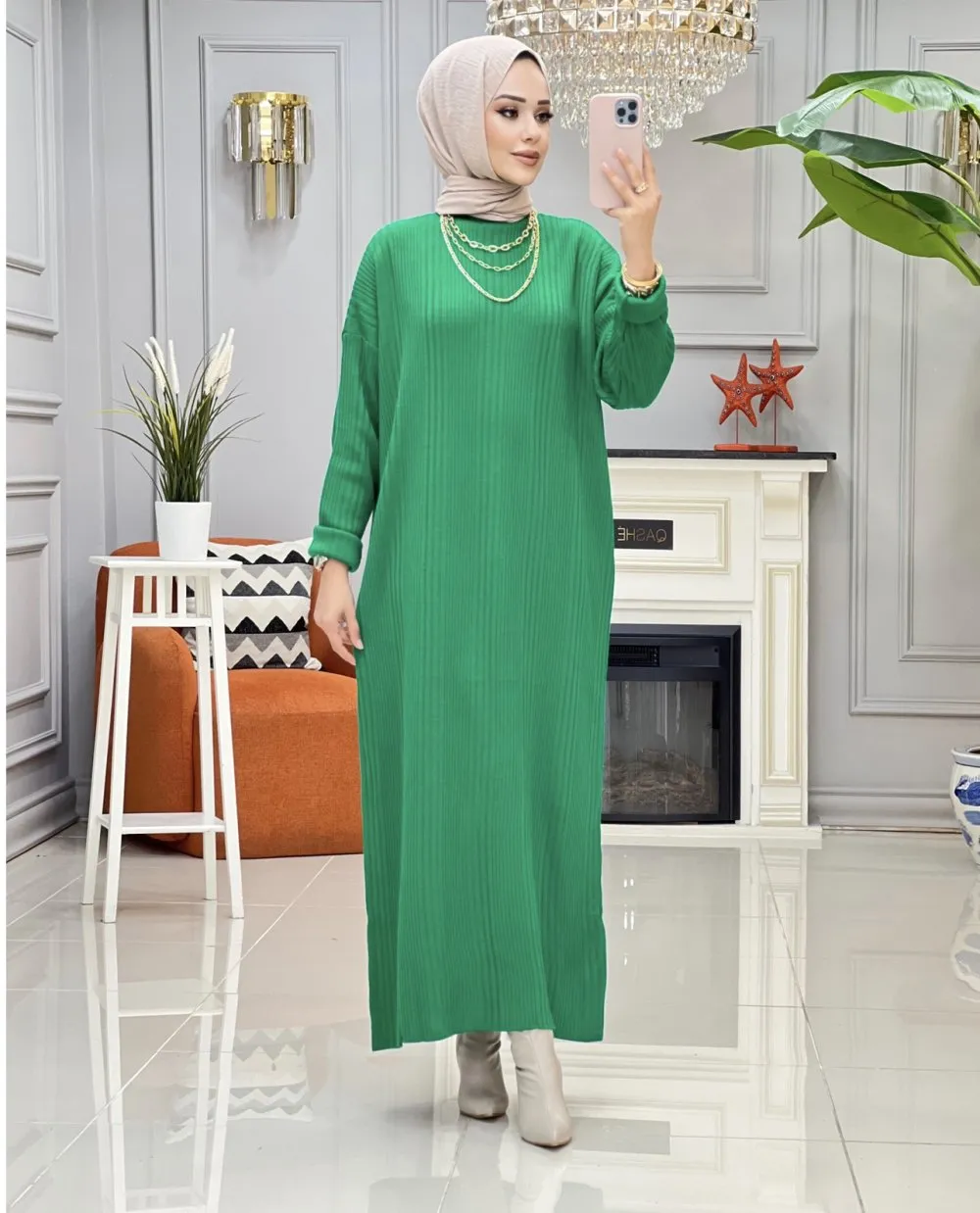 btk aleyna triko elbise 6340