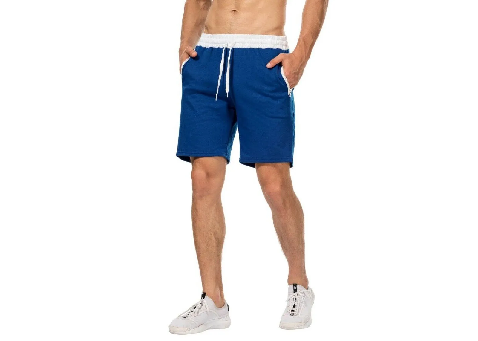 Casual Zipper Shorts Athletic Gym Wear