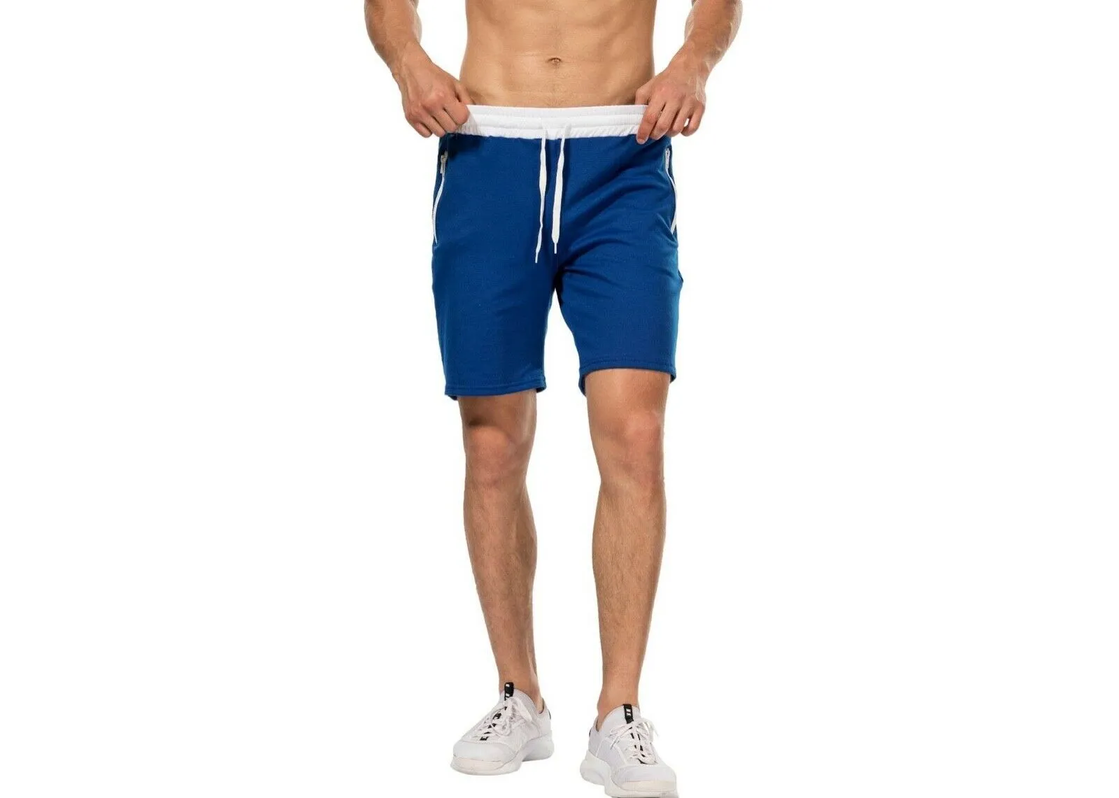 Casual Zipper Shorts Athletic Gym Wear