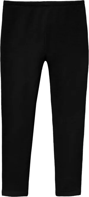 City Threads Girls' Fleece Lined Thermal Leggings Pants Thick Warm Cotton for Uniform for Sensitive Skin SPD Sensory Friendly