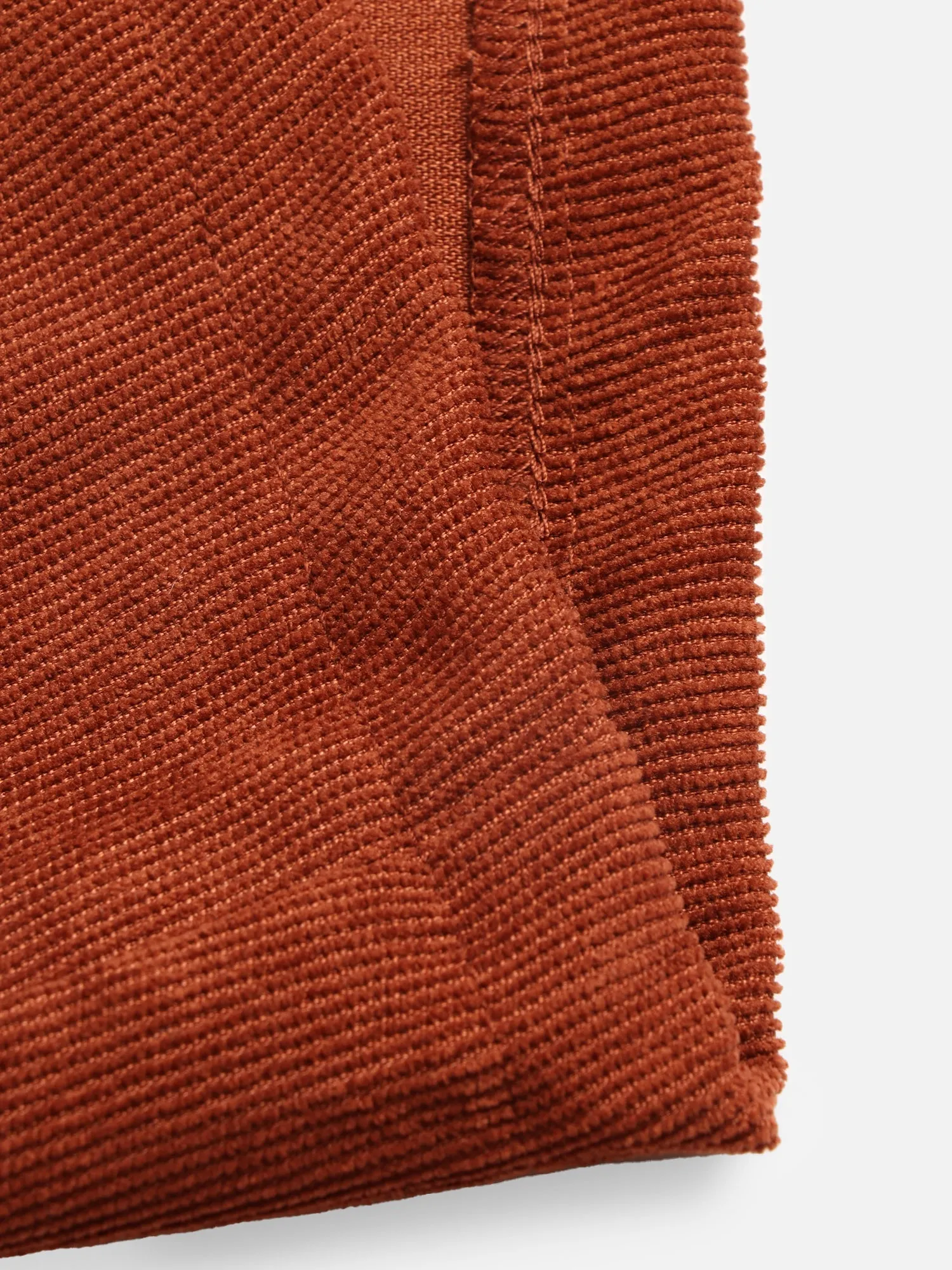 Corduroy V-Neck Buttondown Suspender Dress