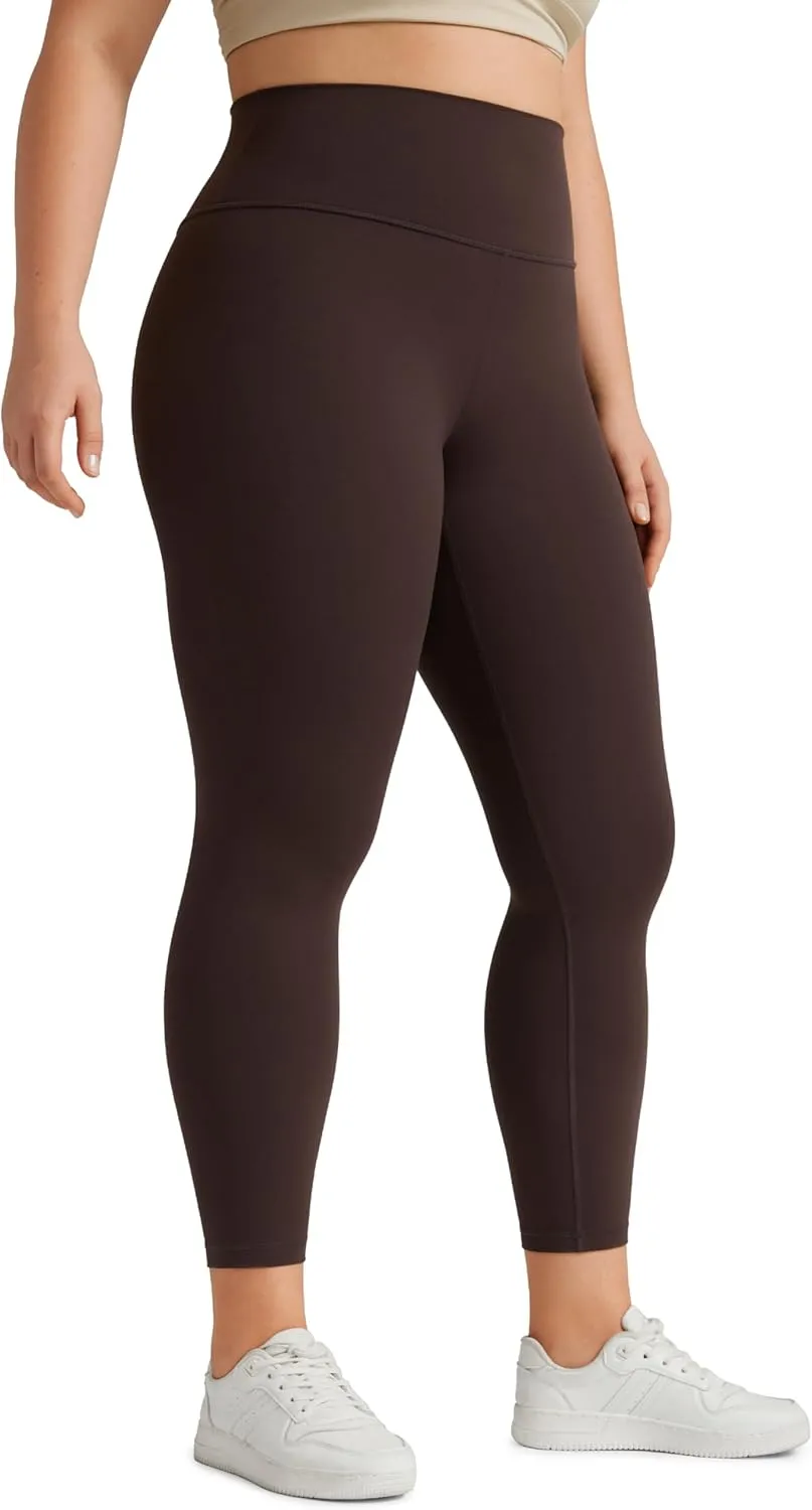 CRZ YOGA Butterluxe Plus Size Leggings for Women 25 Inches - High Waisted Buttery Soft Spandex Workout Casual Pants 3X 4X