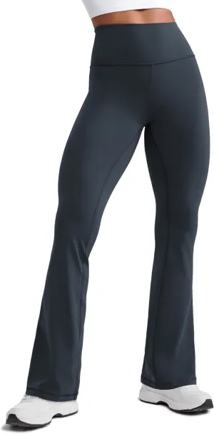 CRZ YOGA Womens Butterluxe High Waist Flare Pants 29" / 30.5" / 32" / 33.5" - Yoga Bootcut Wide Leg with Pocket Lounge