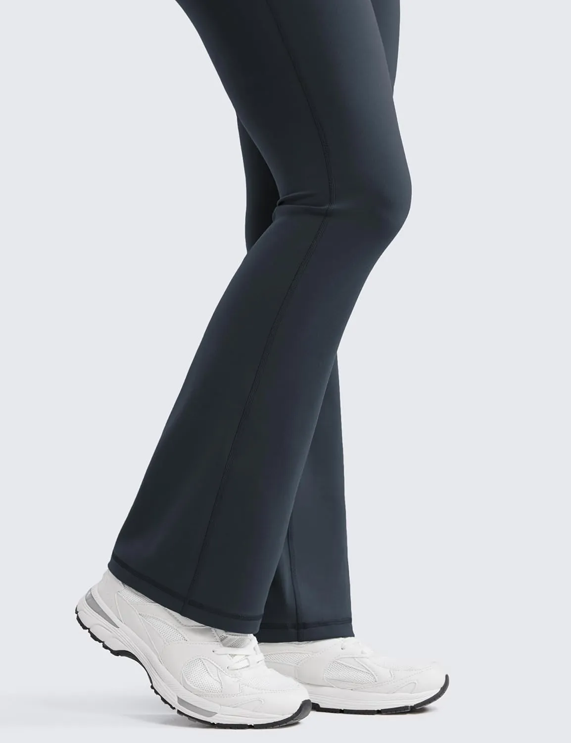 CRZ YOGA Womens Butterluxe High Waist Flare Pants 29" / 30.5" / 32" / 33.5" - Yoga Bootcut Wide Leg with Pocket Lounge