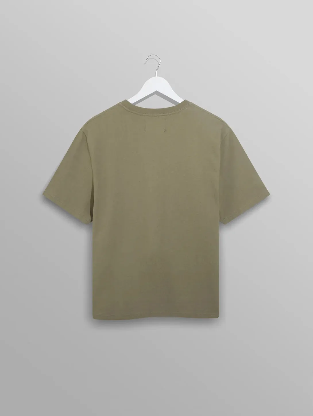 Dean Textured Cotton Tee - Green