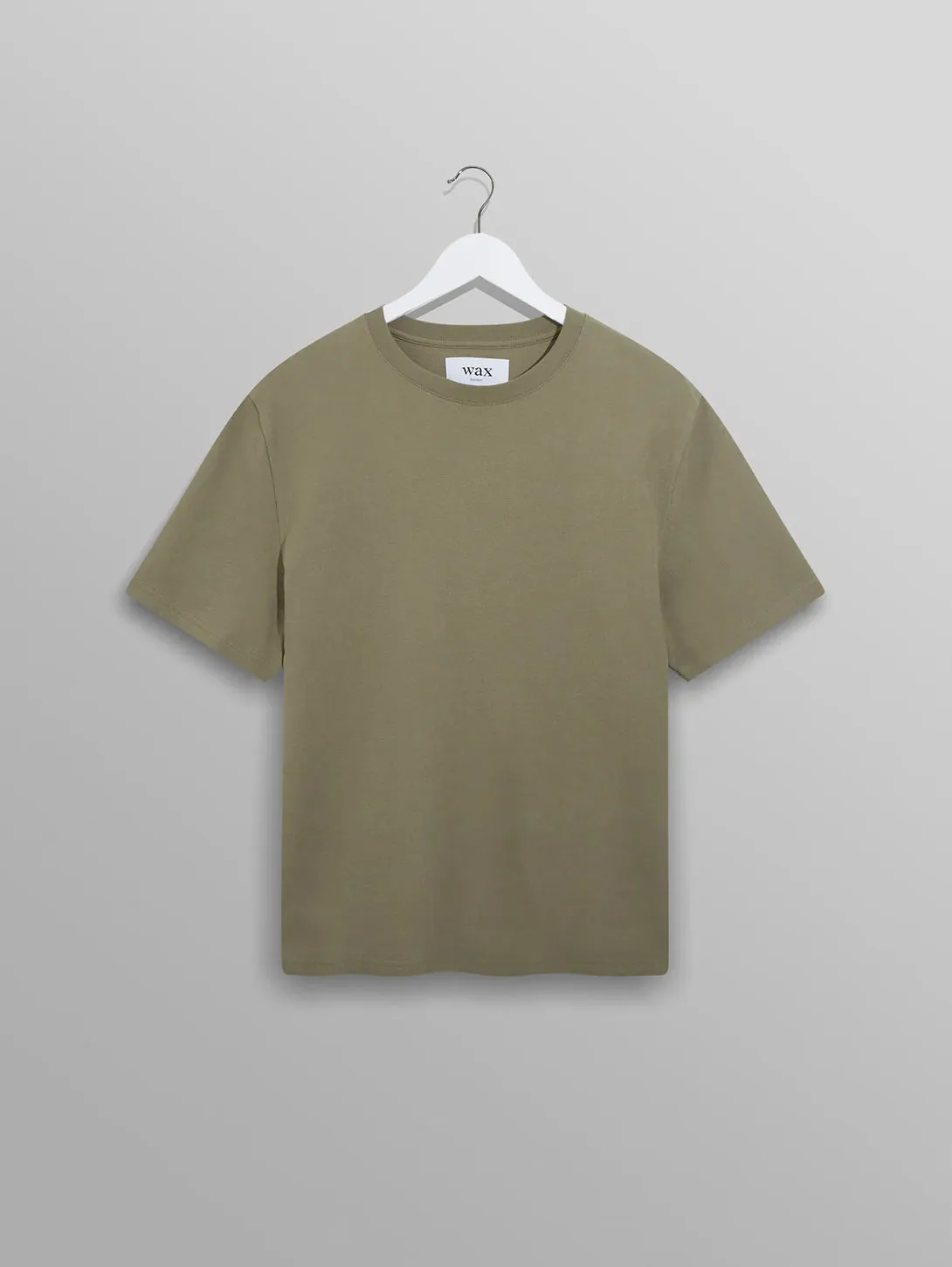 Dean Textured Cotton Tee - Green