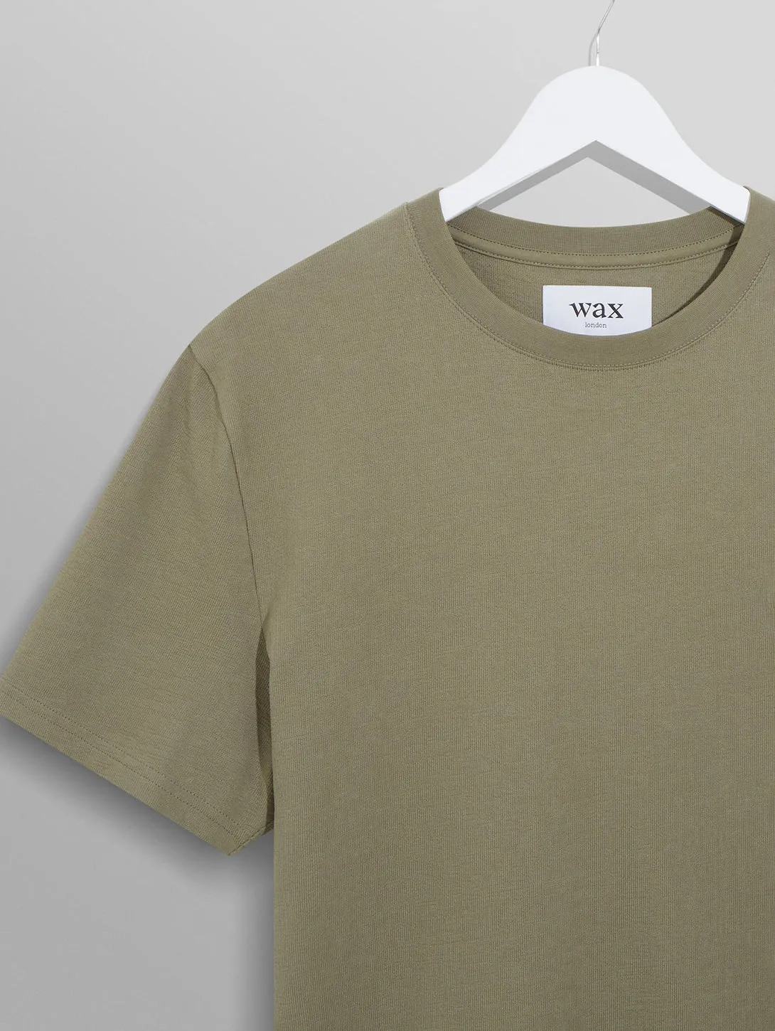 Dean Textured Cotton Tee - Green
