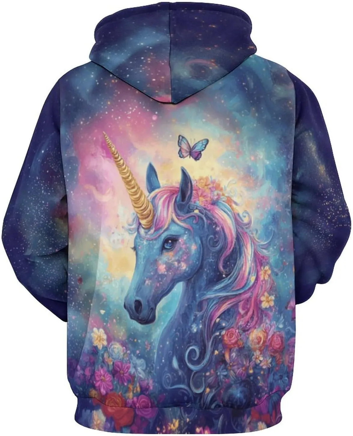 GLUDEAR Unisex 3D Pattern Print Athletic Pullover Hoodies Hooded Sweatshirts