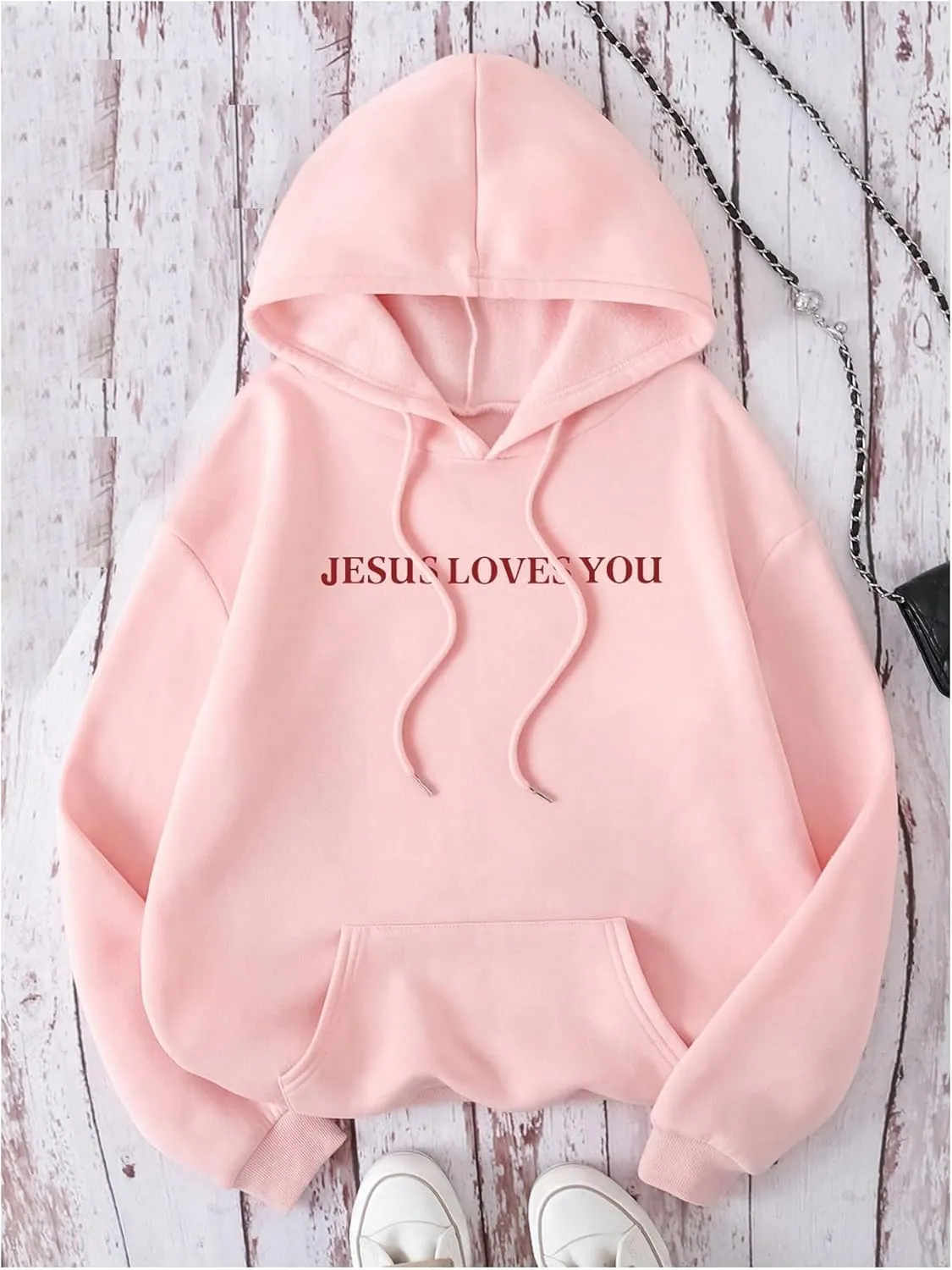 GORGLITTER Women's Y2K Hoodies Trendy Graphic Letter Print Long Sleeve Loose Oversized Sweatshirt Fashion Outfits 2025
