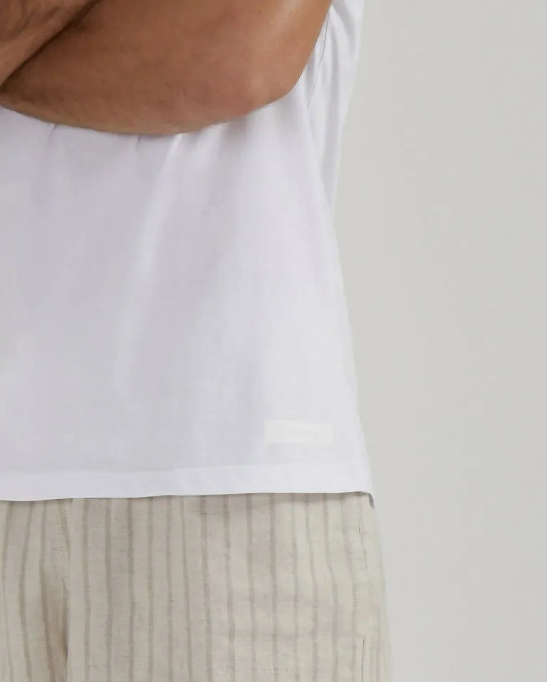 Klasik t-shirt in supima cotton - pure white