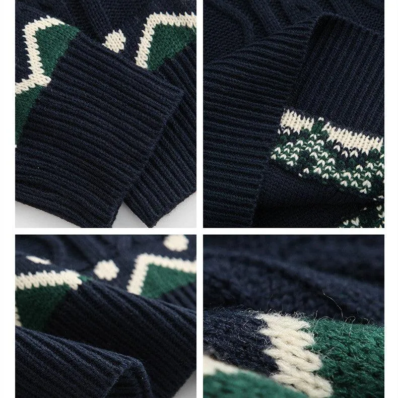Knitwear Crew Neck Tops For Boys And Girls