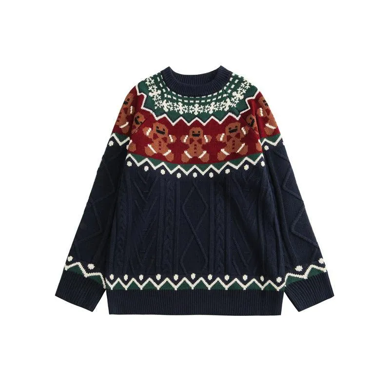 Knitwear Crew Neck Tops For Boys And Girls