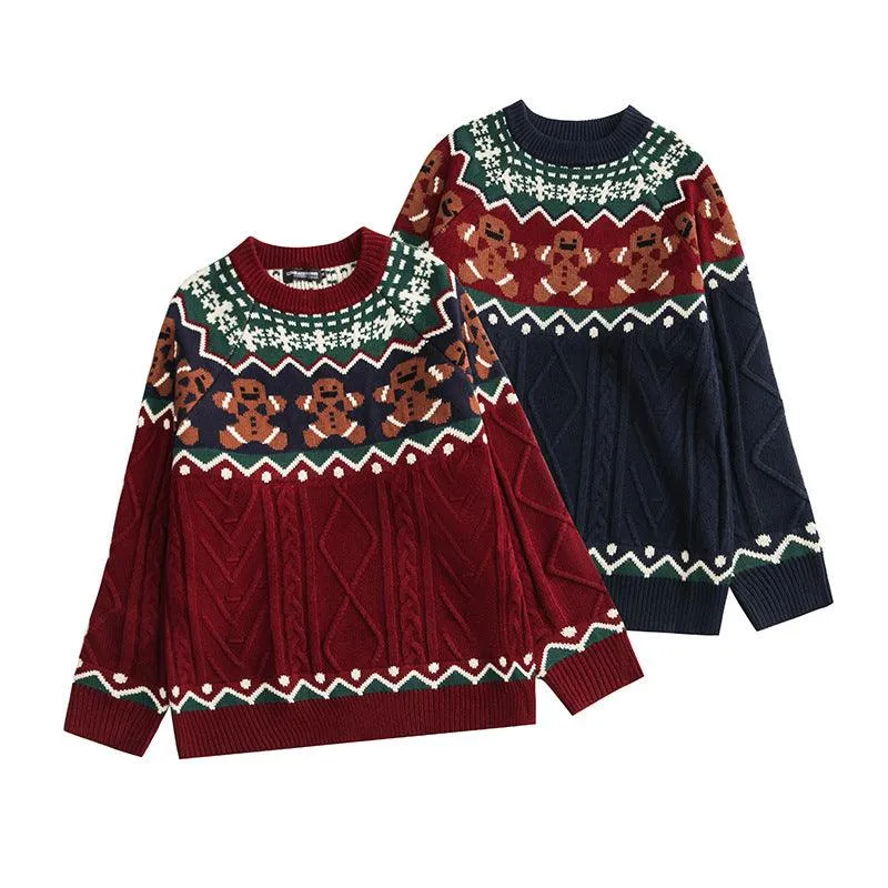 Knitwear Crew Neck Tops For Boys And Girls