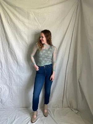 Lady Lux layering top [robin egg blue]