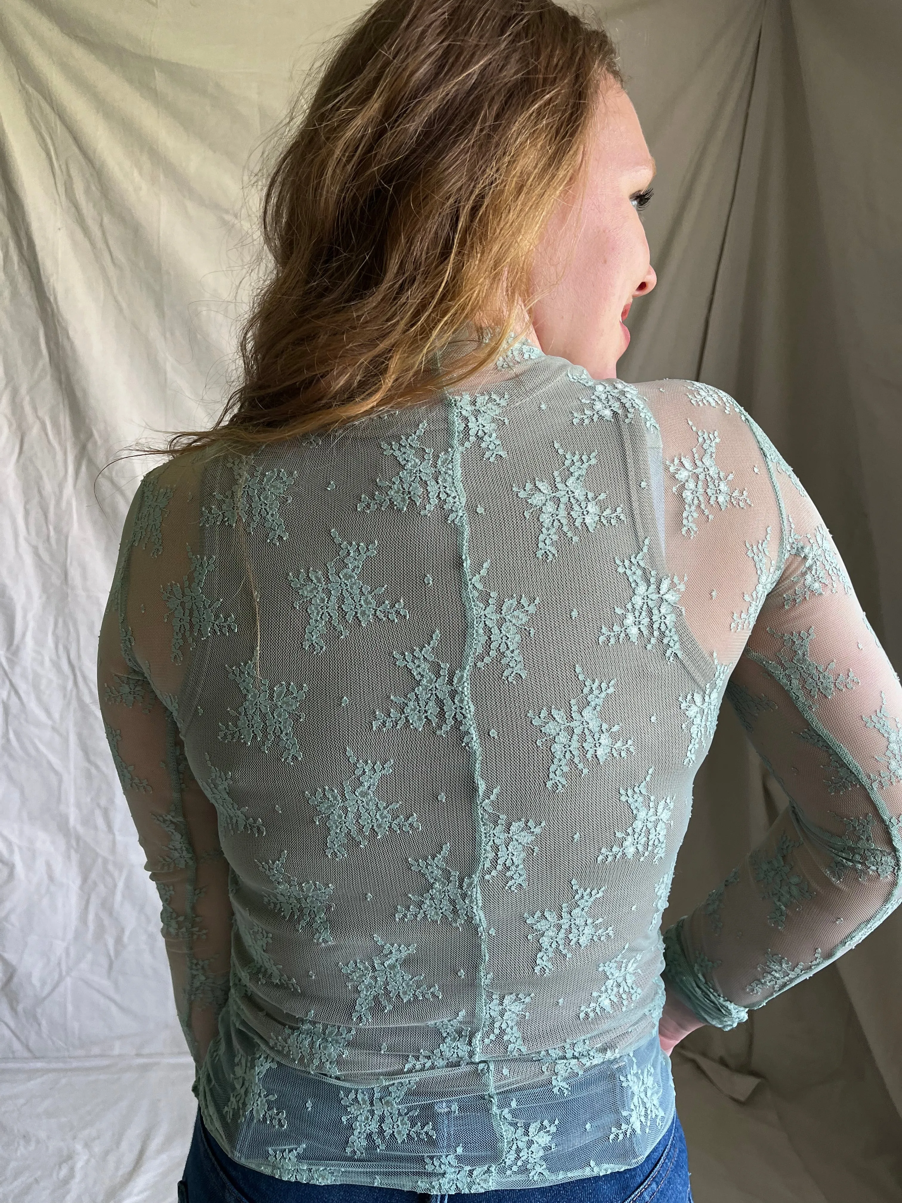 Lady Lux layering top [robin egg blue]