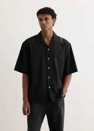 Light Wool Shoulder Logo Shirt