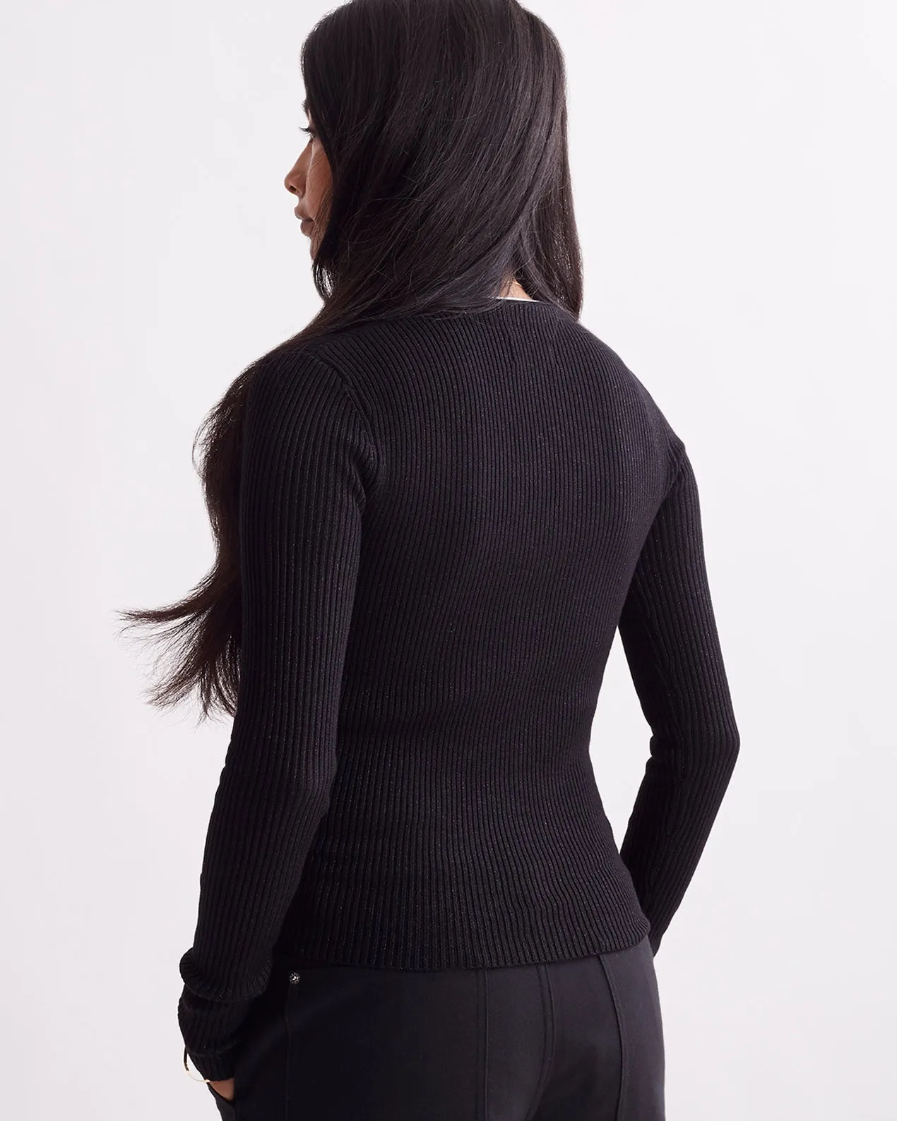 Lindsey Rib Knit Cardigan