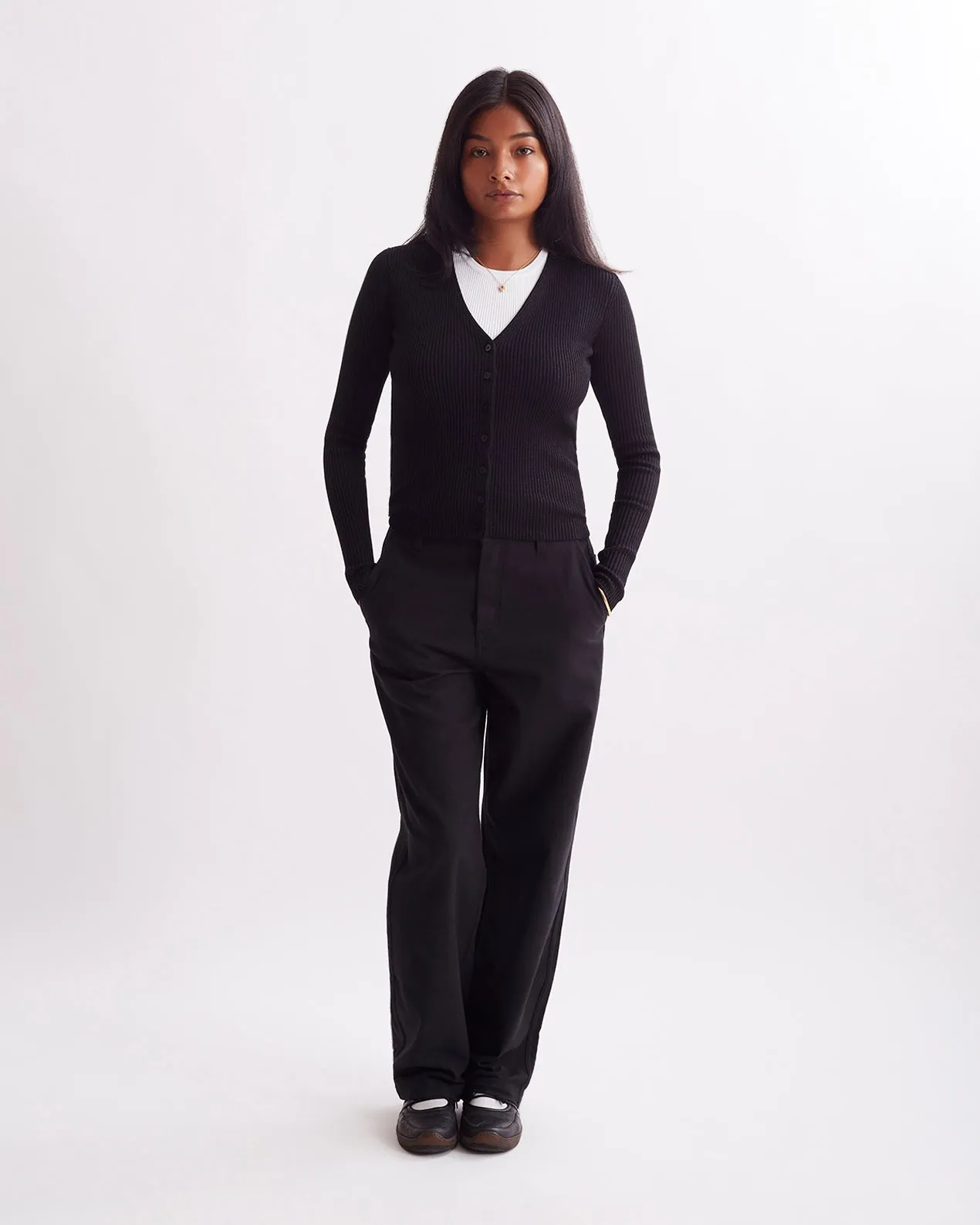 Lindsey Rib Knit Cardigan