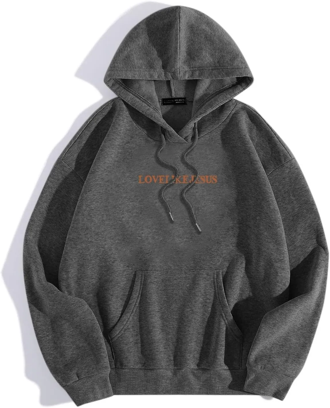 Love Like Jesus Hoodies for Women Oversize Graphic Christian Faith Hoodies Pocket Long Sleeve Drawstring Pullover Sweatshirts