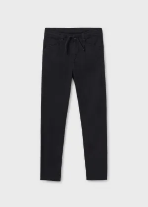 Mayoral Boys Black Relaxed Fit Chino Pants