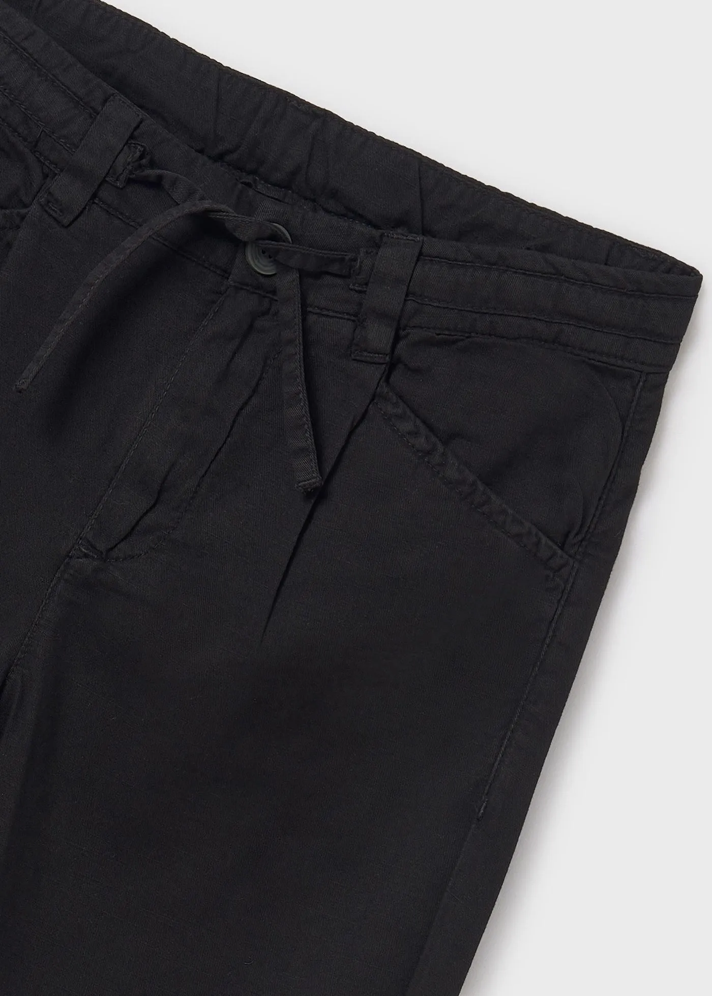 Mayoral Boys Black Relaxed Fit Chino Pants