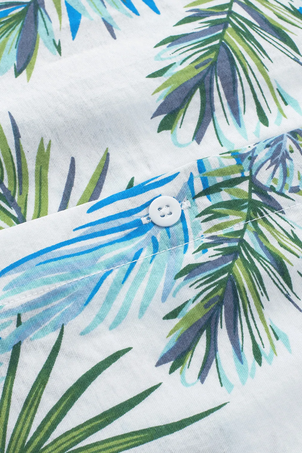 Men Regular Fit Short Sleeve Casual Hawaiian Shirt