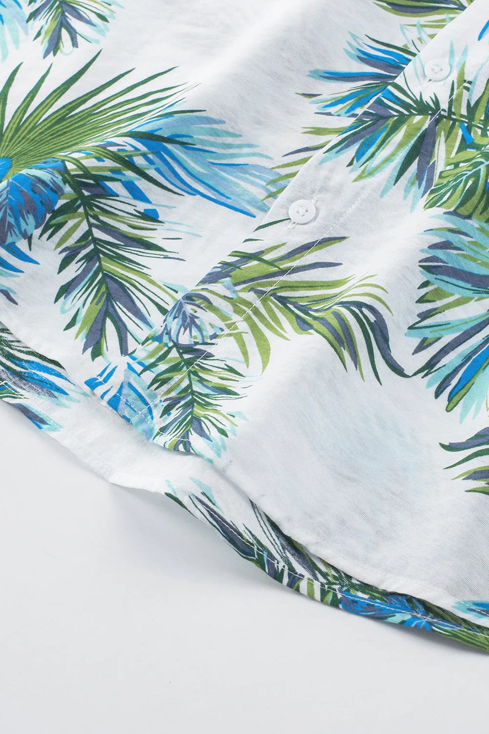 Men Regular Fit Short Sleeve Casual Hawaiian Shirt
