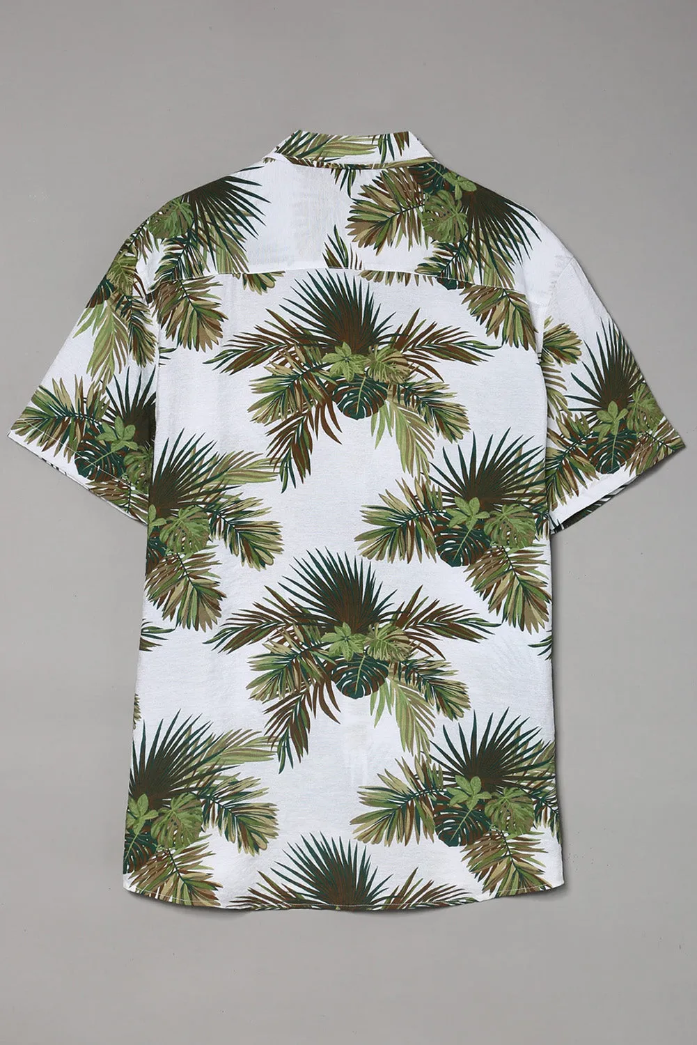 Men Regular Fit Short Sleeve Casual Hawaiian Shirt