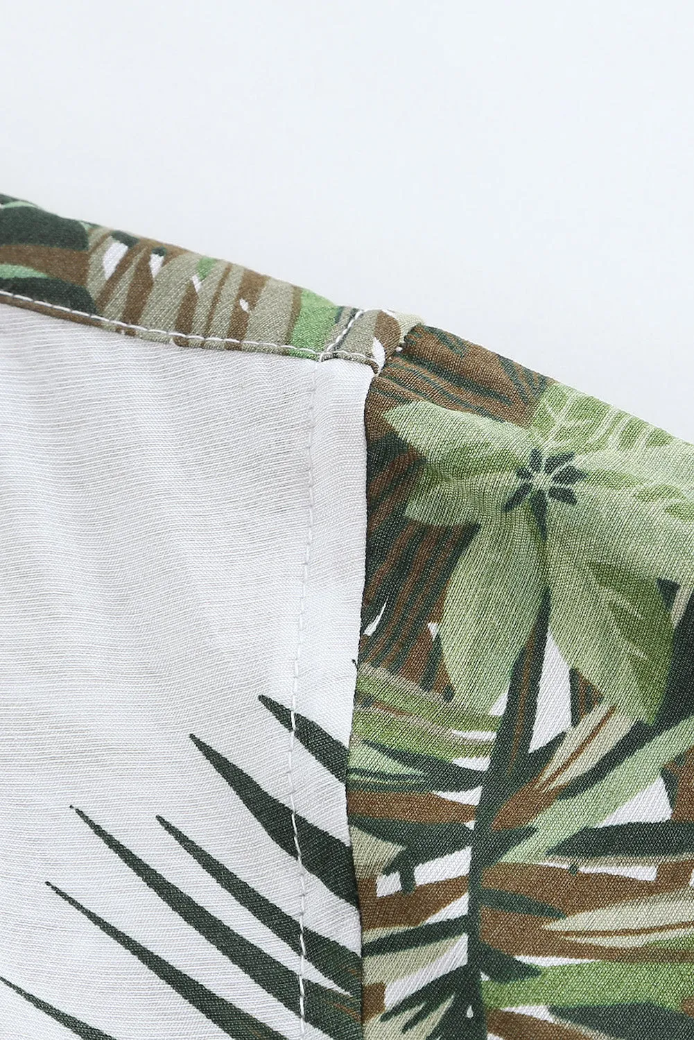 Men Regular Fit Short Sleeve Casual Hawaiian Shirt