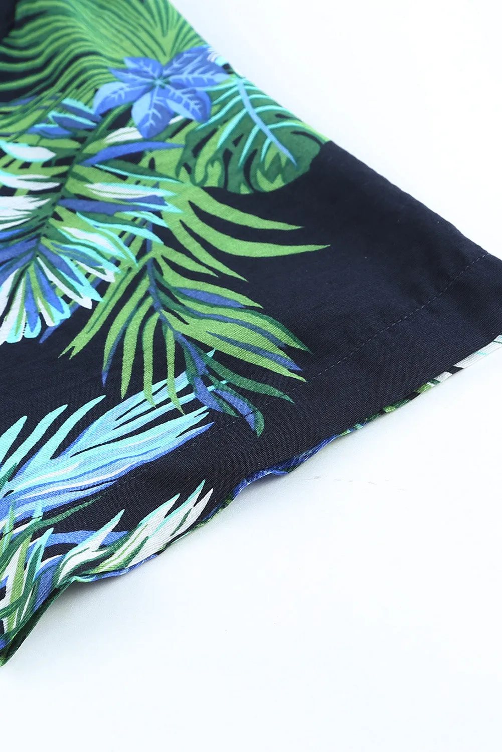 Men Regular Fit Short Sleeve Casual Hawaiian Shirt