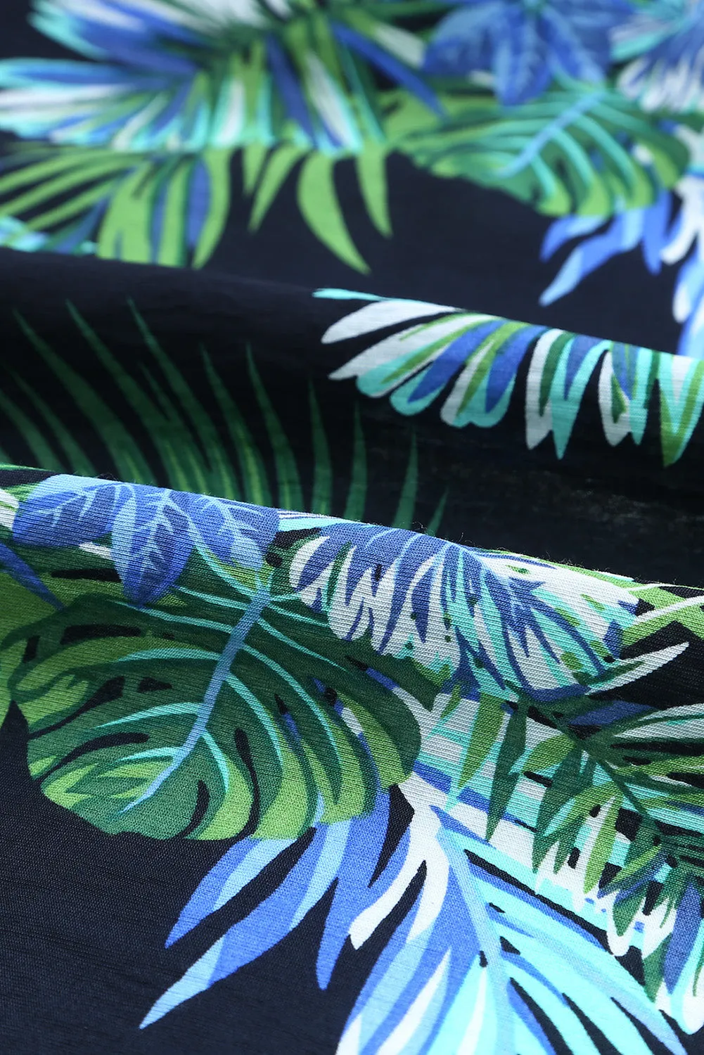 Men Regular Fit Short Sleeve Casual Hawaiian Shirt