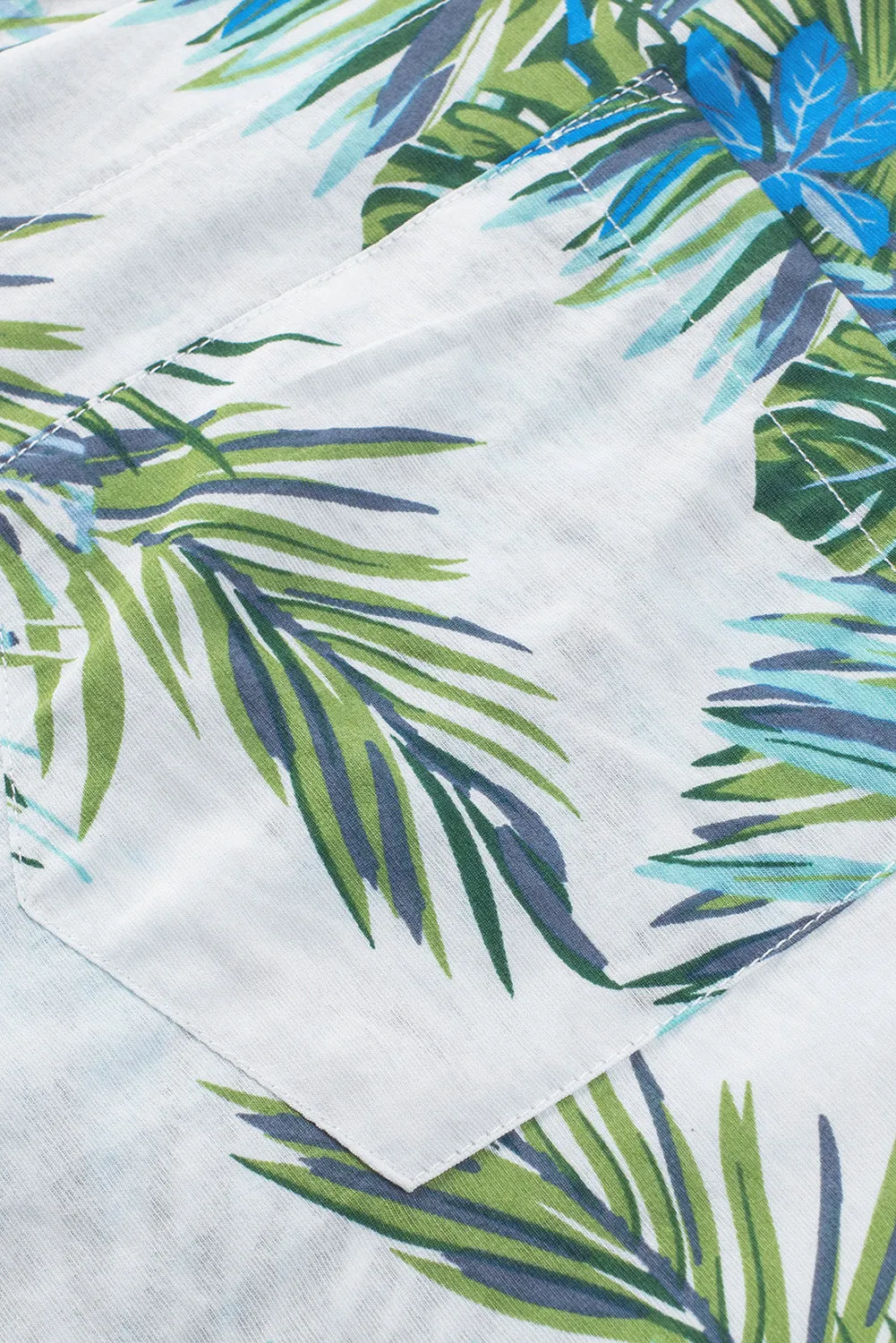 Men Regular Fit Short Sleeve Casual Hawaiian Shirt