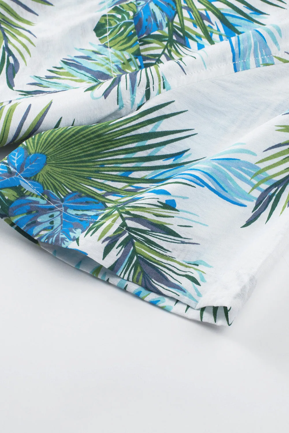 Men Regular Fit Short Sleeve Casual Hawaiian Shirt