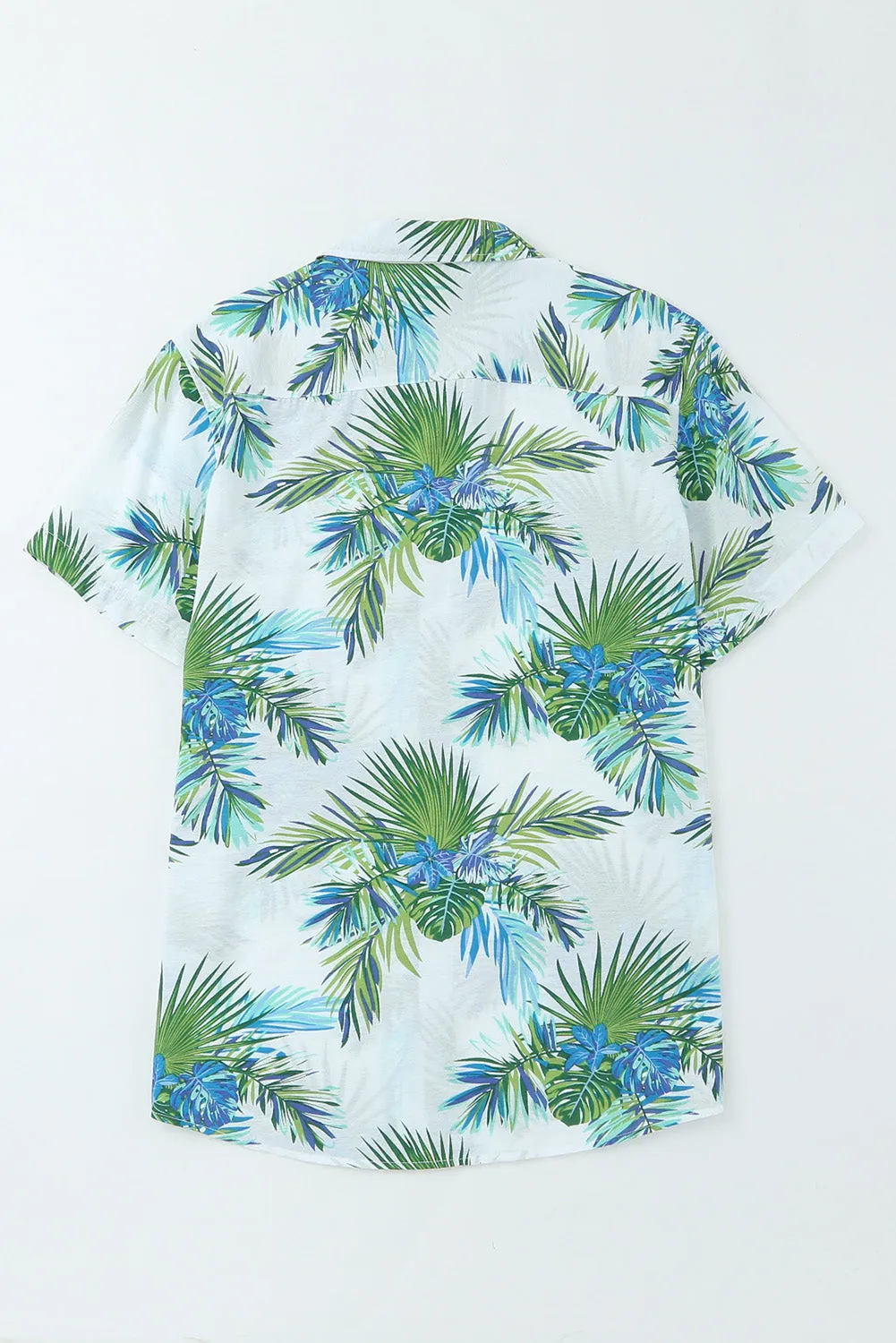 Men Regular Fit Short Sleeve Casual Hawaiian Shirt