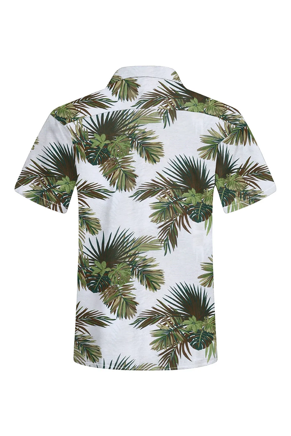 Men Regular Fit Short Sleeve Casual Hawaiian Shirt