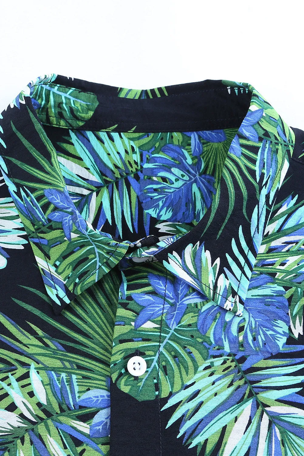 Men Regular Fit Short Sleeve Casual Hawaiian Shirt