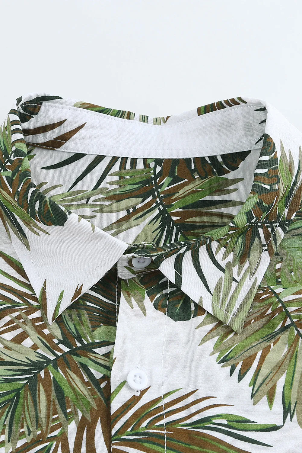 Men Regular Fit Short Sleeve Casual Hawaiian Shirt