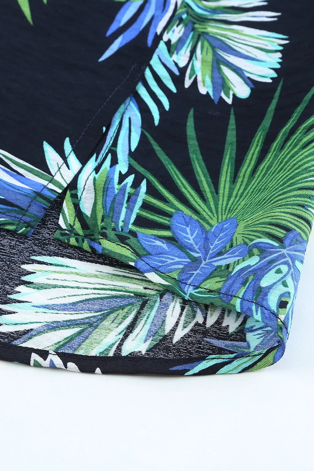 Men Regular Fit Short Sleeve Casual Hawaiian Shirt