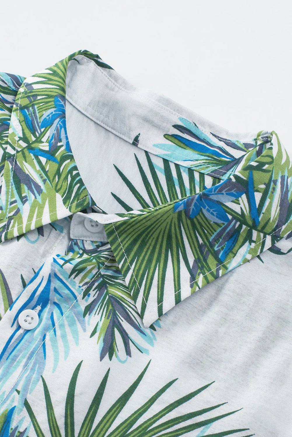 Men Regular Fit Short Sleeve Casual Hawaiian Shirt
