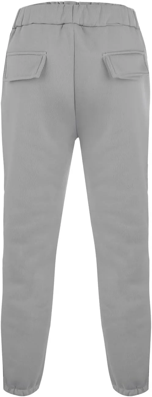 MIDOO Cargo Pants Men Drawstring Chino Cargo Pants Lightweight Hiking Pants Outdoor Twill Track Jogging Sweatpants Pants