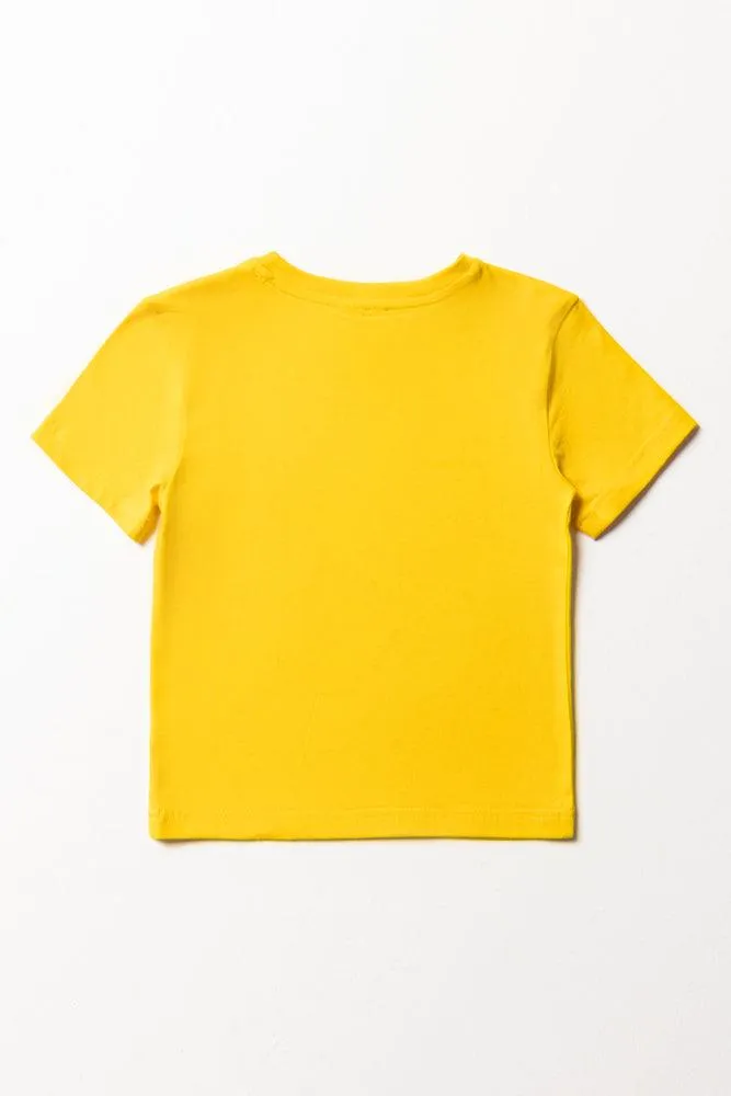 Minions Short Sleeve T-Shirt Yellow
