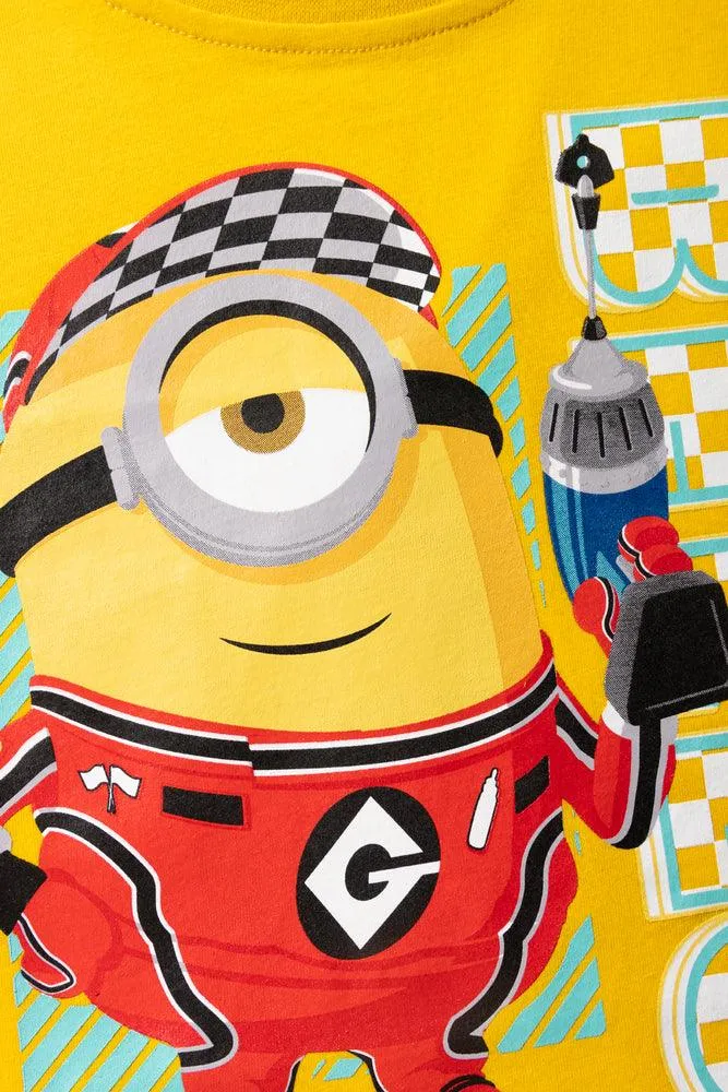 Minions Short Sleeve T-Shirt Yellow