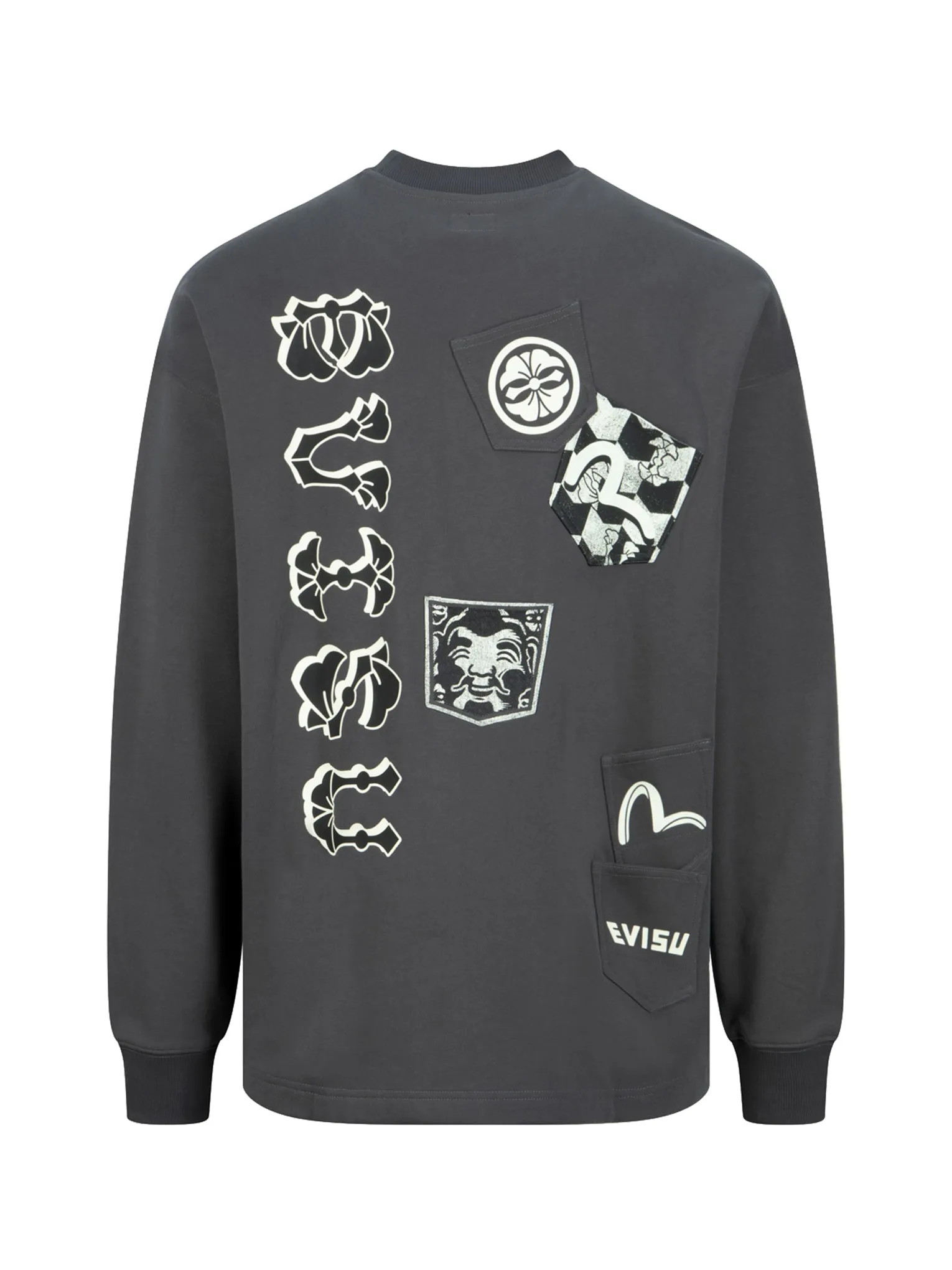 Multi-Pocket Loose Fit Sweatshirt