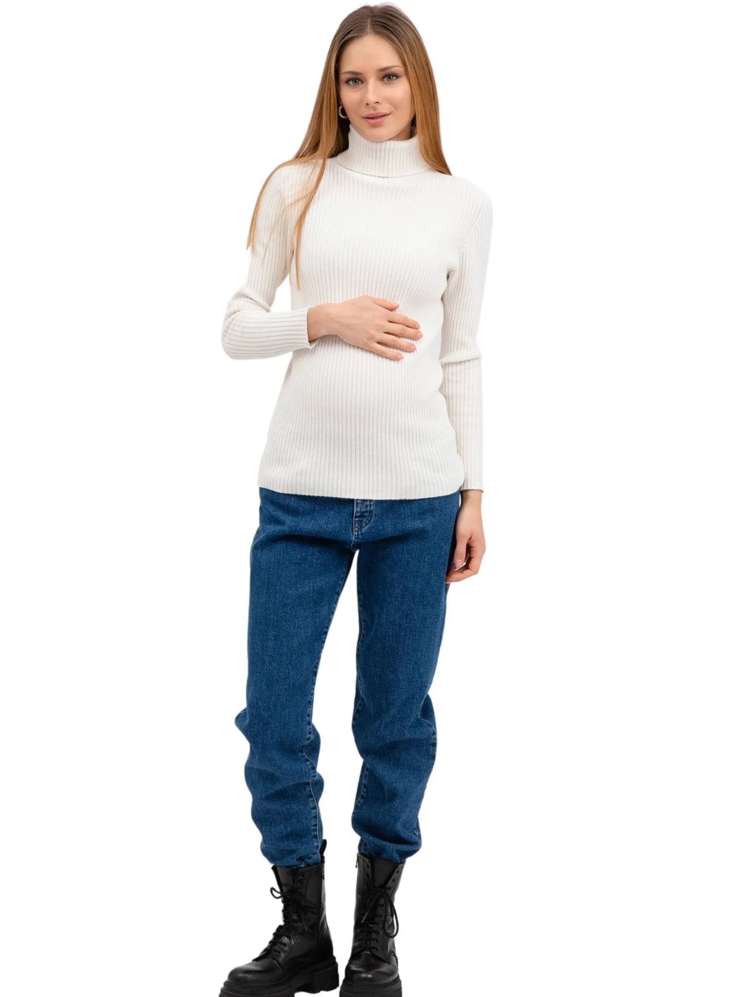Mum Maternity Jeans - Medium Dark Wash