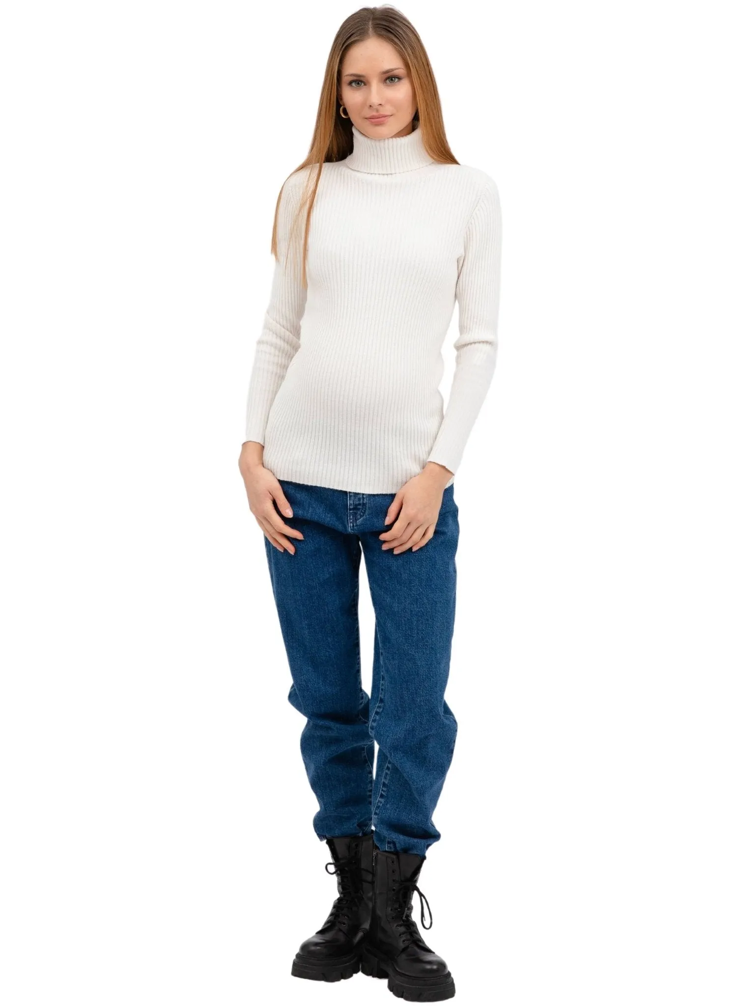 Mum Maternity Jeans - Medium Dark Wash