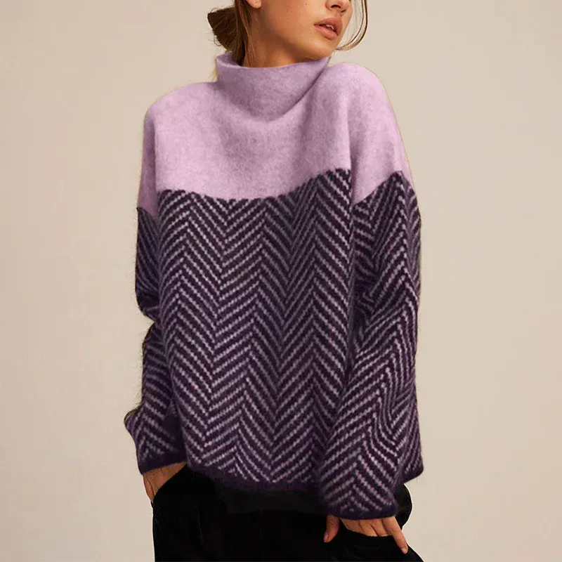 Nadine - Trendy turtleneck jumper