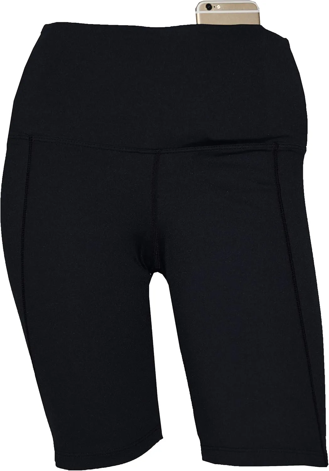 Private Island Sports Women UPF 50  Beach Board Shorts Swimsuit Hot Pants Pocket Bathing Swim Rash Guard Bottom (RM3NP-PP)